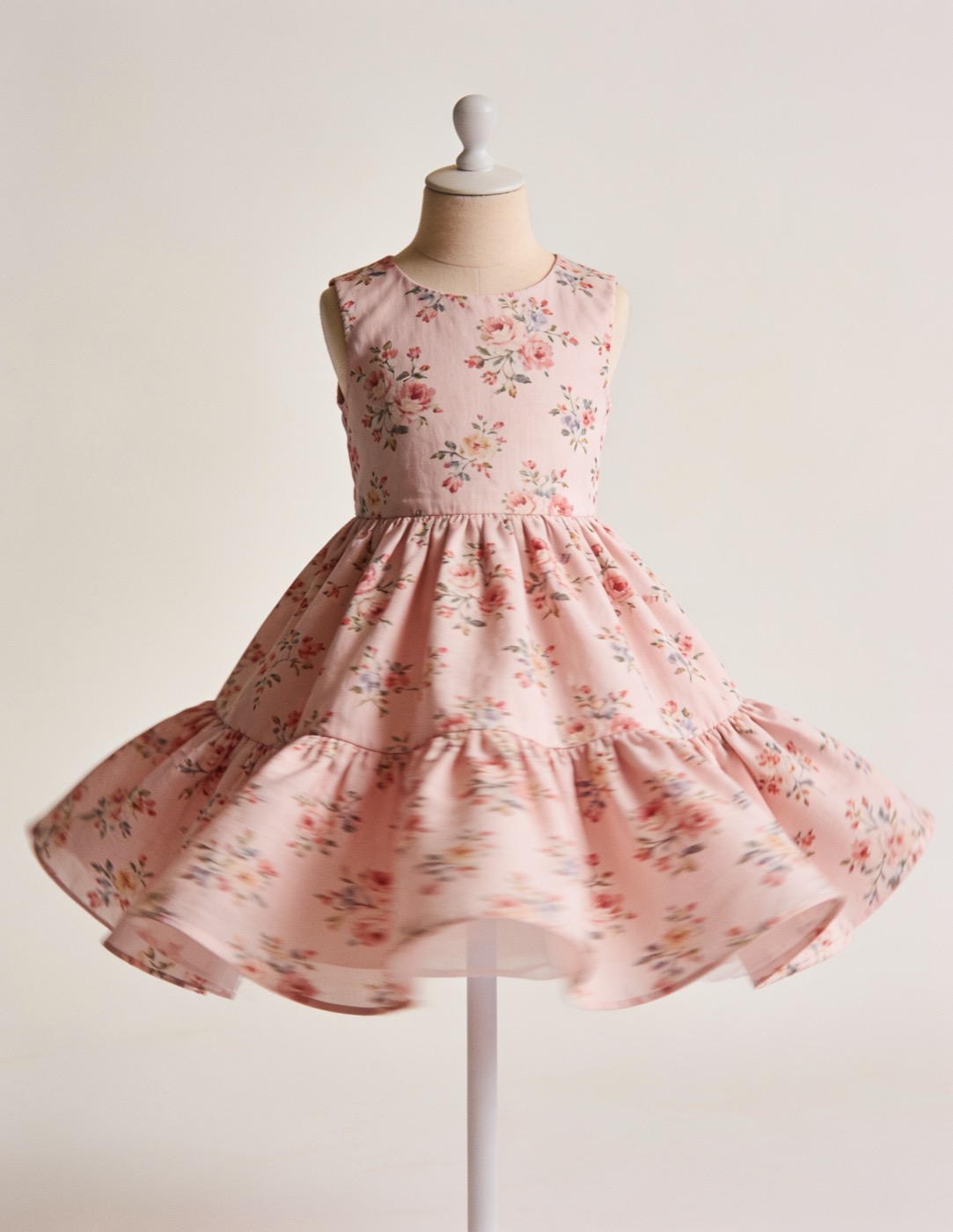 Girls Floral Party Dress